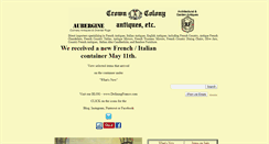 Desktop Screenshot of crownandcolony.com